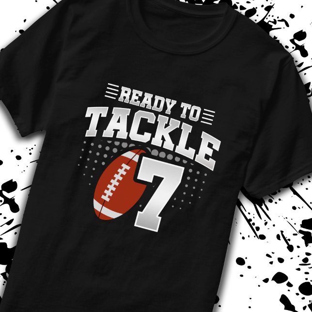 Camiseta Aniversário do Dia de Aniversário do 7 7 Anos Casa (Criador carregado)