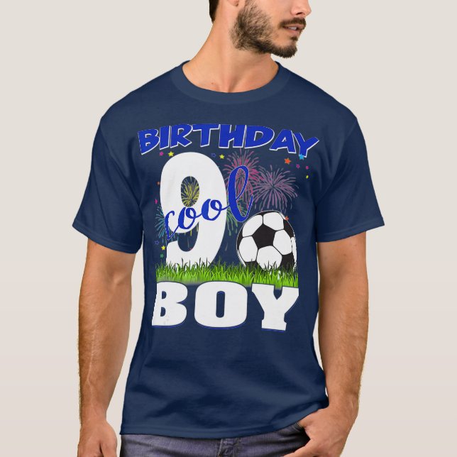 Camiseta Aniversário do Dia de Aniversário do Legal 9 Anos (Frente)