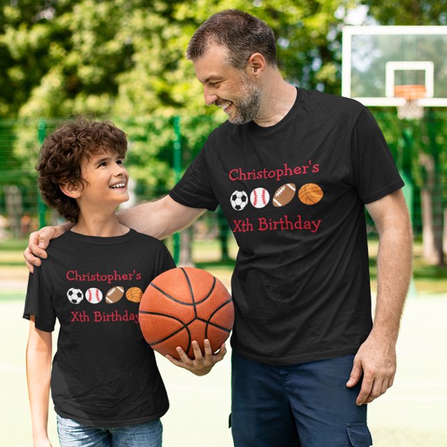 Camiseta Aniversário do Esporte (Criador carregado)