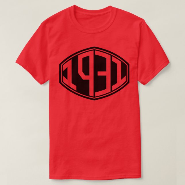 Camiseta Aniversário do Hipster Retro 1931 (Frente do Design)