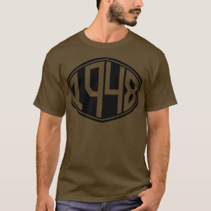 Camiseta Aniversário do Hipster Retro 1948