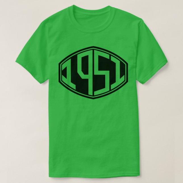 Camiseta Aniversário do Hipster Retro 1951 (Frente do Design)