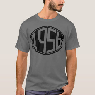 Camiseta Aniversário do Hipster Retro 1956