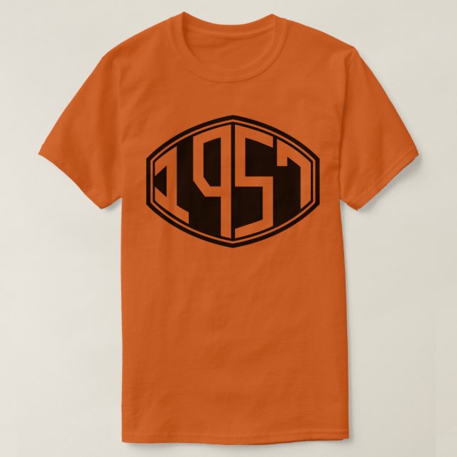 Camiseta Aniversário do Hipster Retro 1957 (Frente do Design)