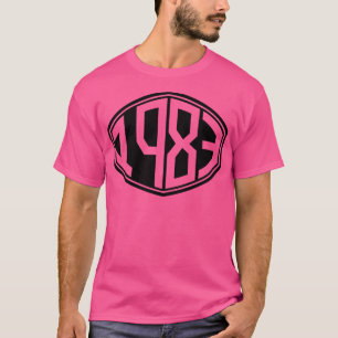 Camiseta Aniversário do Hipster Retro 1983
