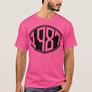 Camiseta Aniversário do Hipster Retro 1987