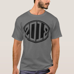 Camiseta Aniversário do Hipster Retro 2018