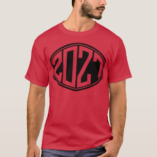 Camiseta Aniversário do Hipster Retro 2027