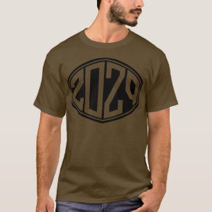 Camiseta Aniversário do Hipster Retro 2029