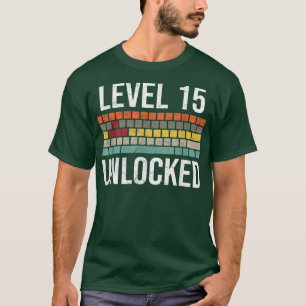 Camiseta Aniversário do Jogador de Aniversário de 15 para R