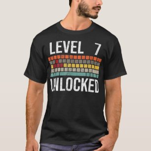 Camiseta Aniversário do Jogador de Aniversário de 7 para Me