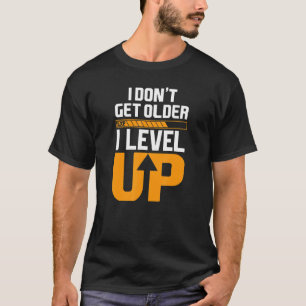 Camiseta Aniversário do jogador de Geek de computador Eu nã