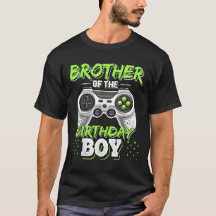 Camiseta Aniversário Do Jogo De Vídeo Correspondente Irmão 