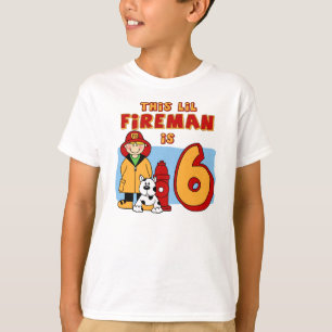 Camiseta Aniversário do Lil Fireman 6