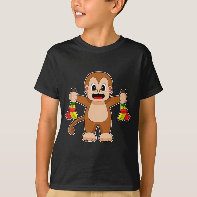 Camiseta Aniversário do Macaco Banana (Frente)