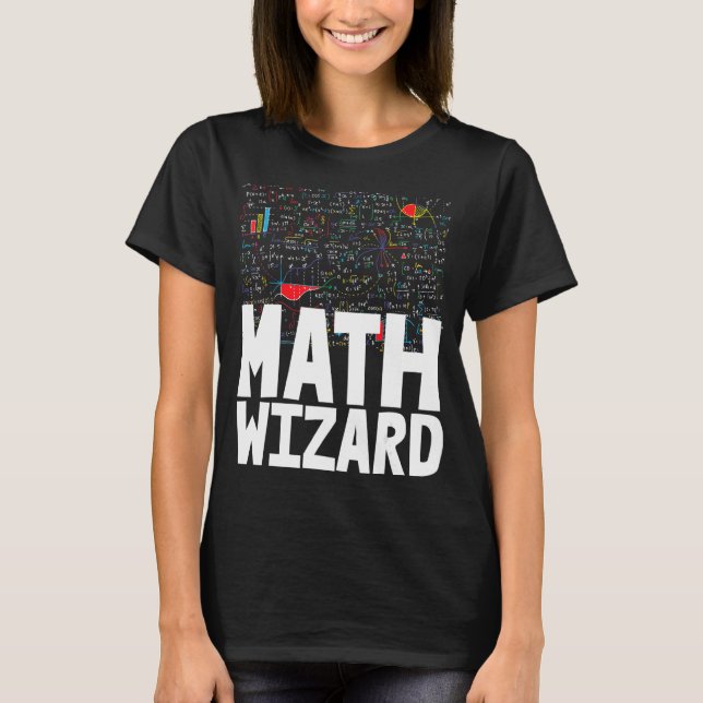Camiseta Aniversário do Math Wizard Toddler Mathsport (Frente)