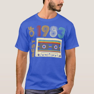 Camiseta Aniversário Do Melhor De 1983
