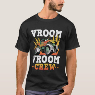 Camiseta Aniversário do Monstertruck Vroom Vroom Crew