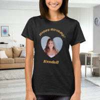 Aniversário do nome do coração da foto