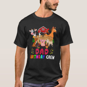 Camiseta Aniversário do pai Animais das Explorações Agrícol