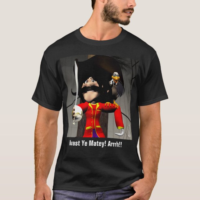 Camiseta Aniversário do pirata (Frente)