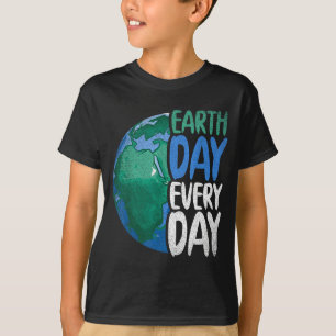 Camiseta Aniversário do Planeta Dia da Terra Todos os Dias