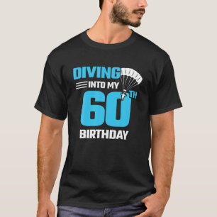 Camiseta Aniversário Do Skydiving - Primeira Vez Do Skydiv
