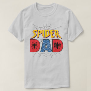 Camiseta Aniversário do Super-Herói Pai Aranha Presente d