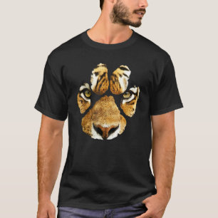 Camiseta Aniversário do Tigre Legal Tigre Tigre Tema Animal