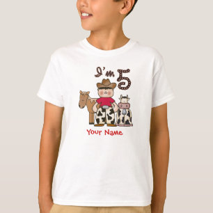 Camiseta Aniversário do vaqueiro 5o