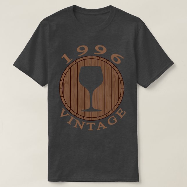 Camiseta Aniversário do Vinho do Passado 1996 (Frente do Design)