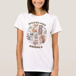 Camiseta Aniversário dos Animais da Floresta Cura