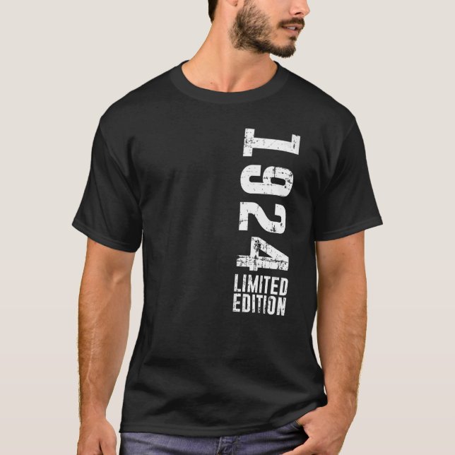 Camiseta Aniversário e colheita de 1924 (Frente)