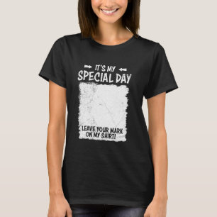 Camiseta Aniversário É o meu aniversário de convidados do D