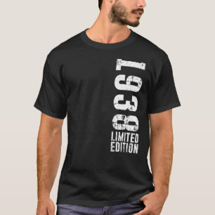 Camiseta Aniversário e vintage 1938