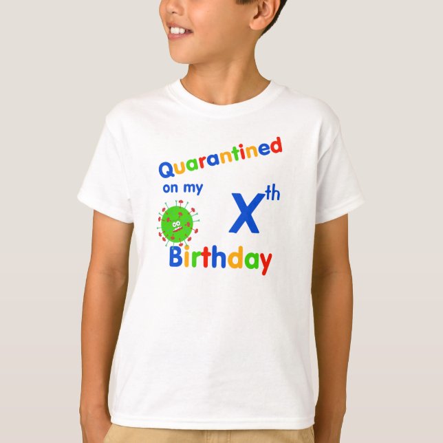 Camiseta Aniversário em Quarentena (Frente)
