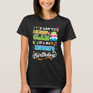 Camiseta Aniversário Engraçado Eu Não Posso Manter Calmo Se