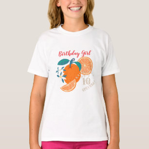 Camiseta Aniversário Frutado Laranja 