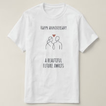Aniversário Futuro Aguarda – T‑Shirt Unisex Modern