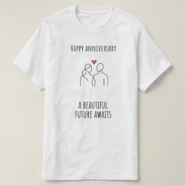 Camiseta Aniversário Futuro Aguarda – T‑Shirt Unisex Modern