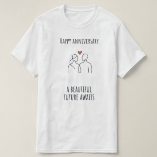 Camiseta Aniversário Futuro Aguarda – T‑Shirt Unisex Modern