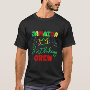 Camiseta Aniversário Garota Jamaica Party Crew Matando Cami