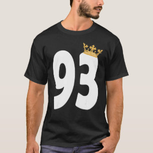 Camiseta Aniversário Garotas 93ª Festa 93 Anos Coroa De Dia