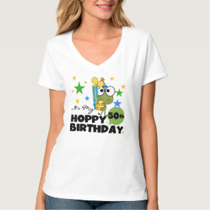 Camiseta Aniversário Hoppy de Froggie 50th