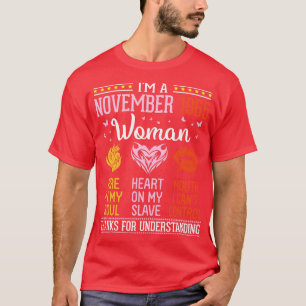 Camiseta Aniversário Im Novembro De 1965 Mulher 55 Anos Inc