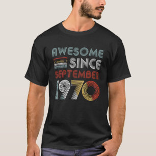 Camiseta Aniversário impressionante do vintage desde