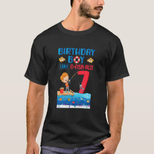 Camiseta Aniversário Infantil Menino Eu Sou O Peixe Ally 7
