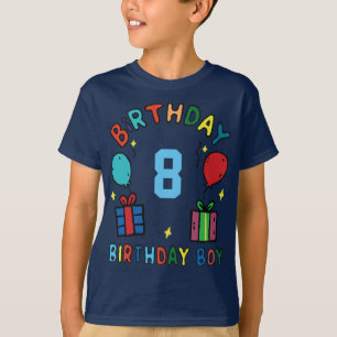 Camiseta Aniversário Infantil Personalizado Idade Crianças