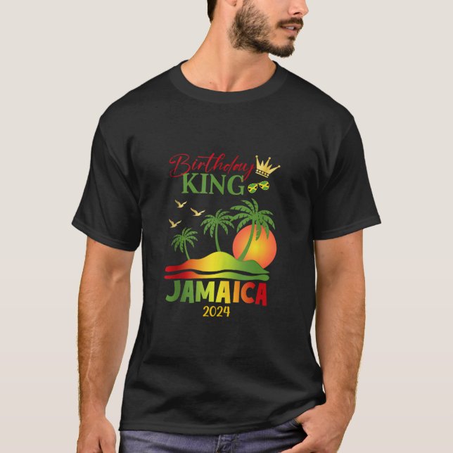 Camiseta Aniversário Jamaica 30 50ª Férias jamaicanas (Frente)