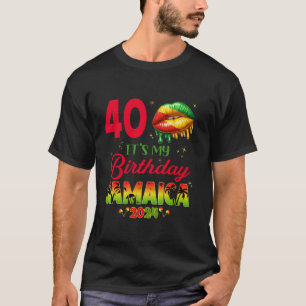 Camiseta Aniversário Jamaica Girl 30 50th Party Outfit Matc